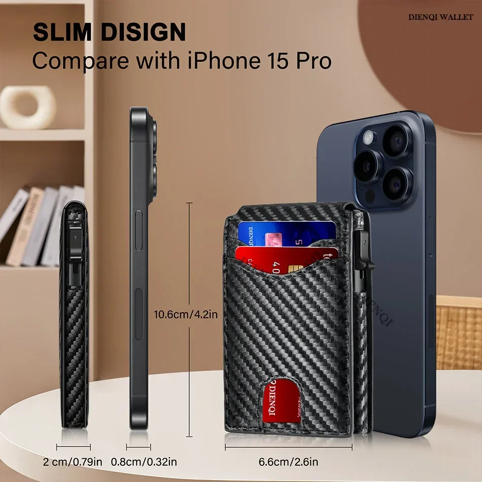 กระเป๋าสตางค์แบบหนีบเงินสำหรับ - Money Clip Minimalist Rfid Blocking บทวิจารณ์และราคา