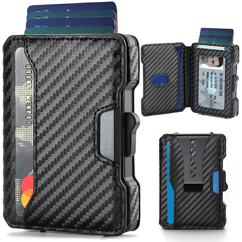 กระเป๋าสตางค์สำหรับผู้ชาย, กระ - Money Clip Minimalist Rfid Blocking บทวิจารณ์และราคา