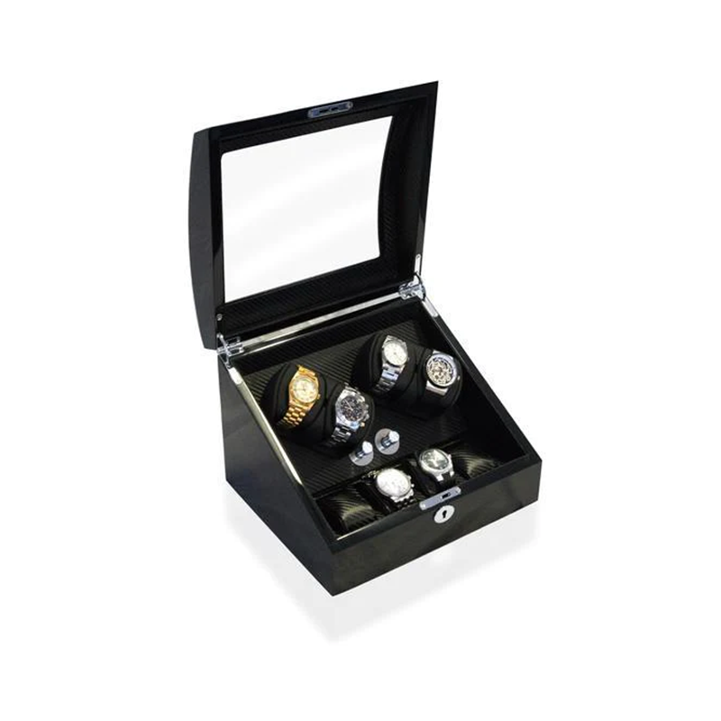 เครื่องหมุนนาฬิกาสําหรับกล่องน - Watch Winder 4 Watches Automatic Silent บทวิจารณ์และราคา