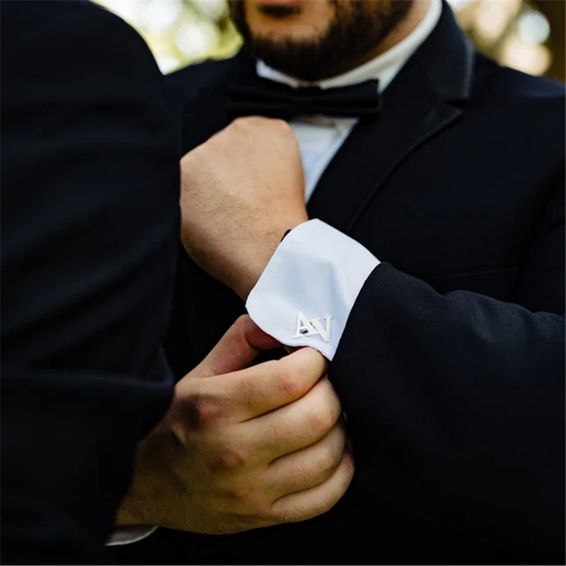 Custom Cufflinks สำหรับบุรุษหร - Cufflinks Men Stainless Steel Luxury บทวิจารณ์และราคา