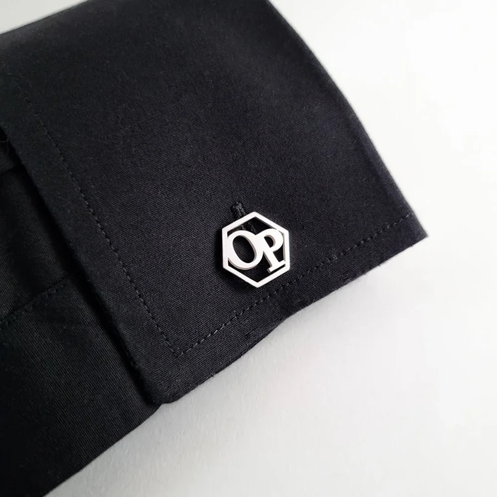 กระดุมข้อมือหรูหราแบบสั่งทำพิเ - Cufflinks Men Stainless Steel Luxury บทวิจารณ์และราคา