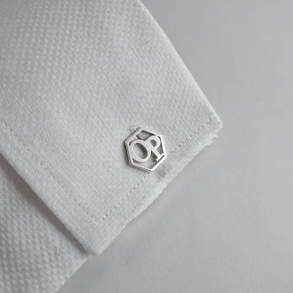 กระดุมข้อมือหรูหราแบบสั่งทำพิเ - Cufflinks Men Stainless Steel Luxury บทวิจารณ์และราคา