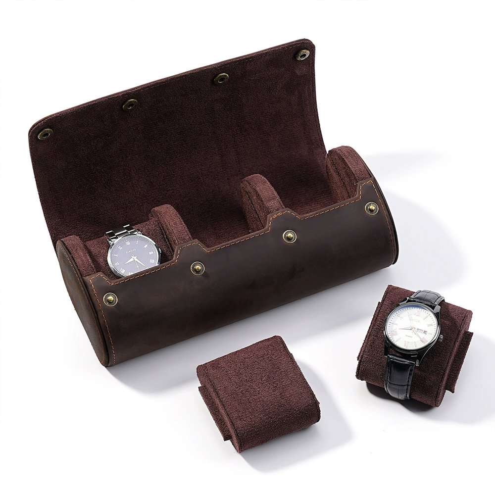 CONTACT FAMILY กล่องเก็บนาฬิกา - Watch Travel Roll Case 3 Slots Leather บทวิจารณ์และราคา