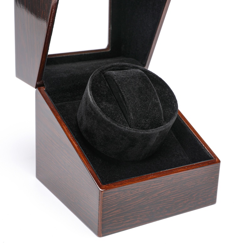กล่องนาฬิกาไม้หรูหรา Embers พร - Single Watch Winder Battery Operated บทวิจารณ์และราคา