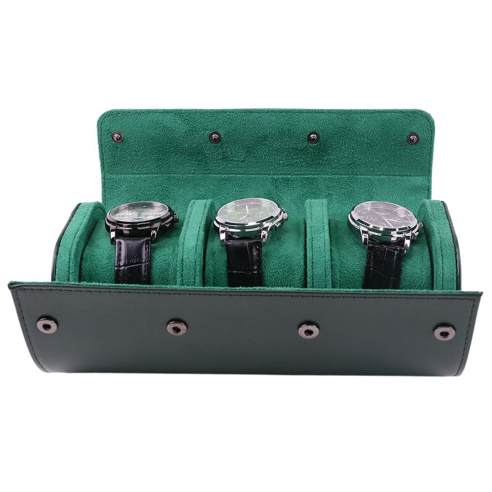 กล่องเก็บนาฬิกาหนัง PU แบบพกพา - Watch Travel Roll Case 3 Slots Leather บทวิจารณ์และราคา