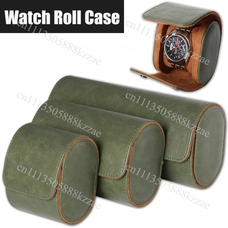 กล่องเก็บนาฬิกาหนังแท้สำหรับผู - Watch Travel Roll Case 3 Slots Leather บทวิจารณ์และราคา