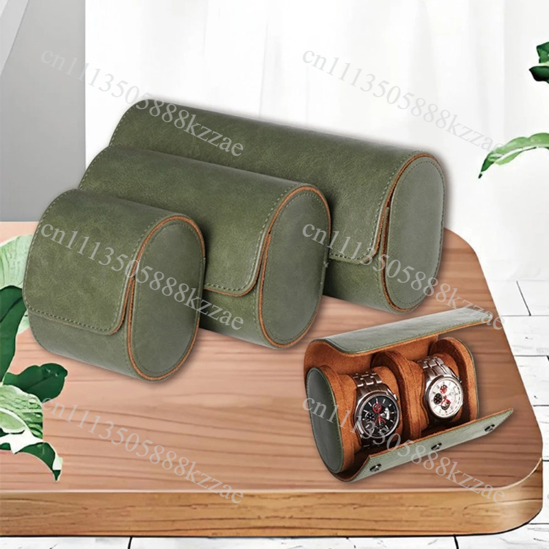 กล่องเก็บนาฬิกาหนังแท้สำหรับผู - Watch Travel Roll Case 3 Slots Leather บทวิจารณ์และราคา