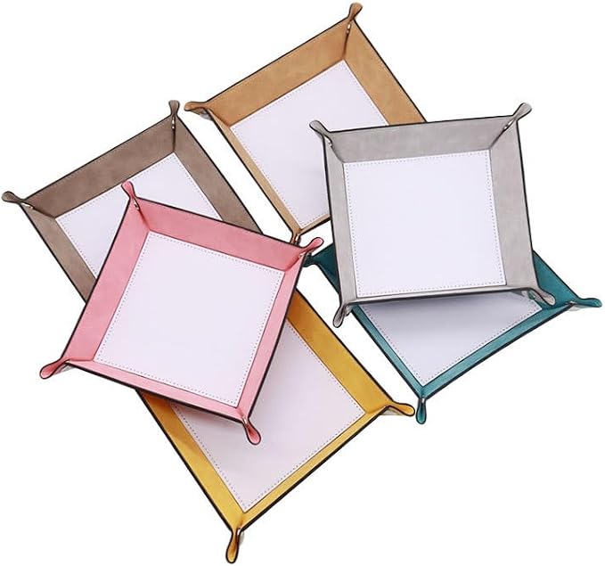 ถาดใส่ของอเนกประสงค์แบบซับลิเม - Valet Tray Nightstand Organizer Leather บทวิจารณ์และราคา