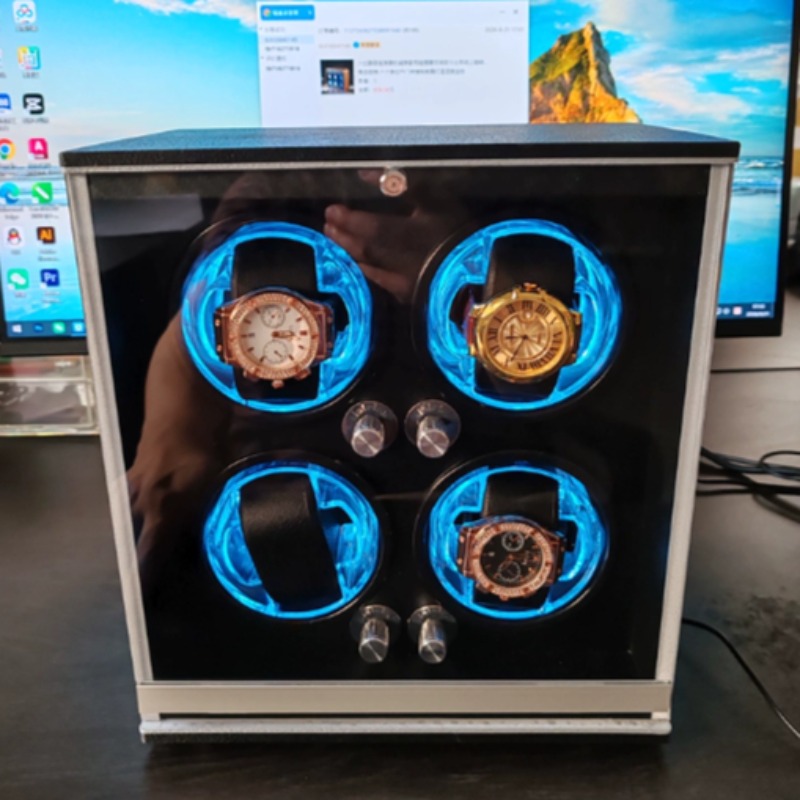 เครื่องไขลานนาฬิกาอัตโนมัติ 4  - Watch Winder 4 Watches Automatic Silent บทวิจารณ์และราคา