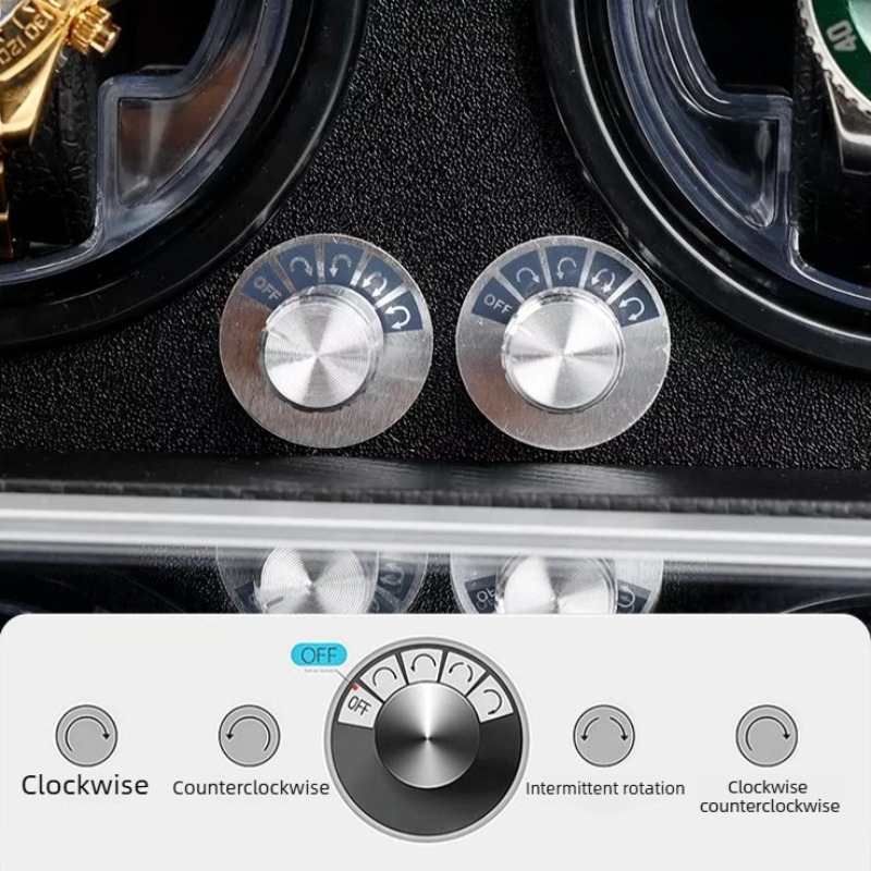 เครื่องไขลานนาฬิกาอัตโนมัติ 4  - Watch Winder 4 Watches Automatic Silent บทวิจารณ์และราคา