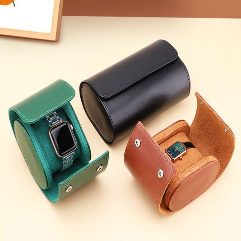 กล่องใส่นาฬิกาหนังแท้ Embers ร - Watch Travel Roll Case 3 Slots Leather บทวิจารณ์และราคา