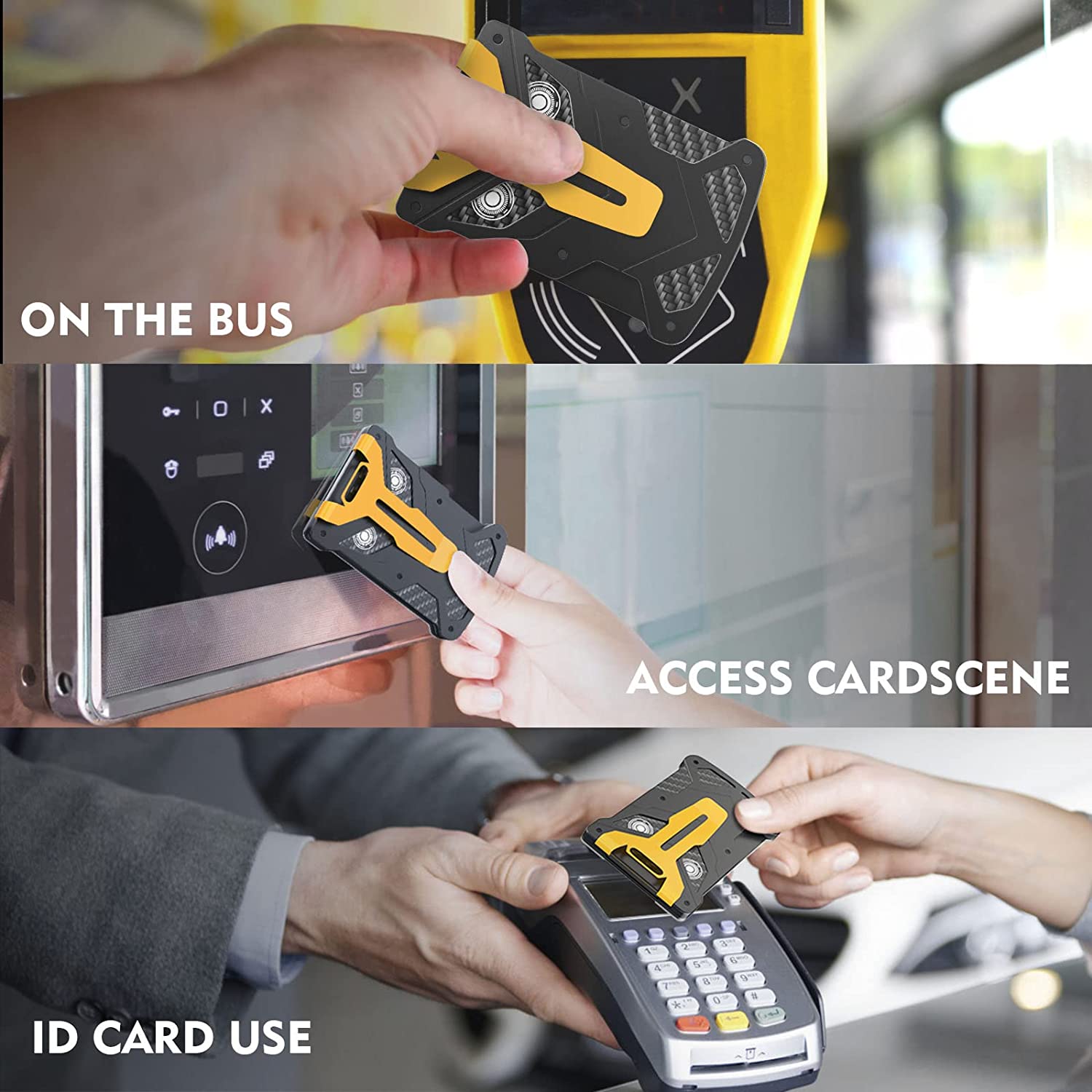 กระเป๋าสตางค์ผู้ชายทรงบางแบบมิ - Money Clip Minimalist Rfid Blocking บทวิจารณ์และราคา