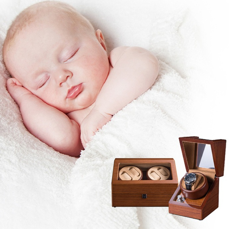 เครื่องหมุนนาฬิกาอัตโนมัติ กล่ - Watch Winder 4 Watches Automatic Silent บทวิจารณ์และราคา