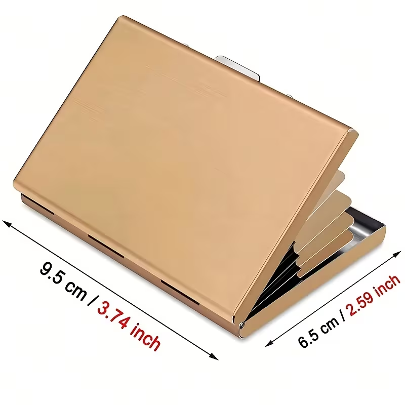 1 ชิ้น ที่ใส่บัตรเครดิตป้องกัน - Money Clip Minimalist Rfid Blocking บทวิจารณ์และราคา