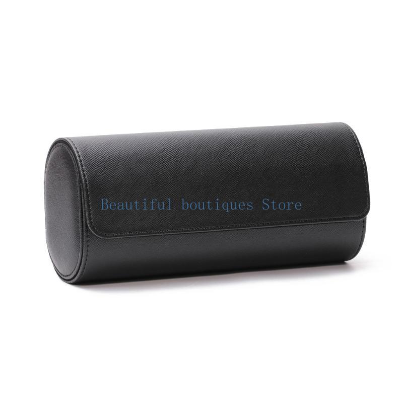 U4LF 3 ช่องนาฬิกาม้วนกระเป๋าเด - Watch Travel Roll Case 3 Slots Leather บทวิจารณ์และราคา