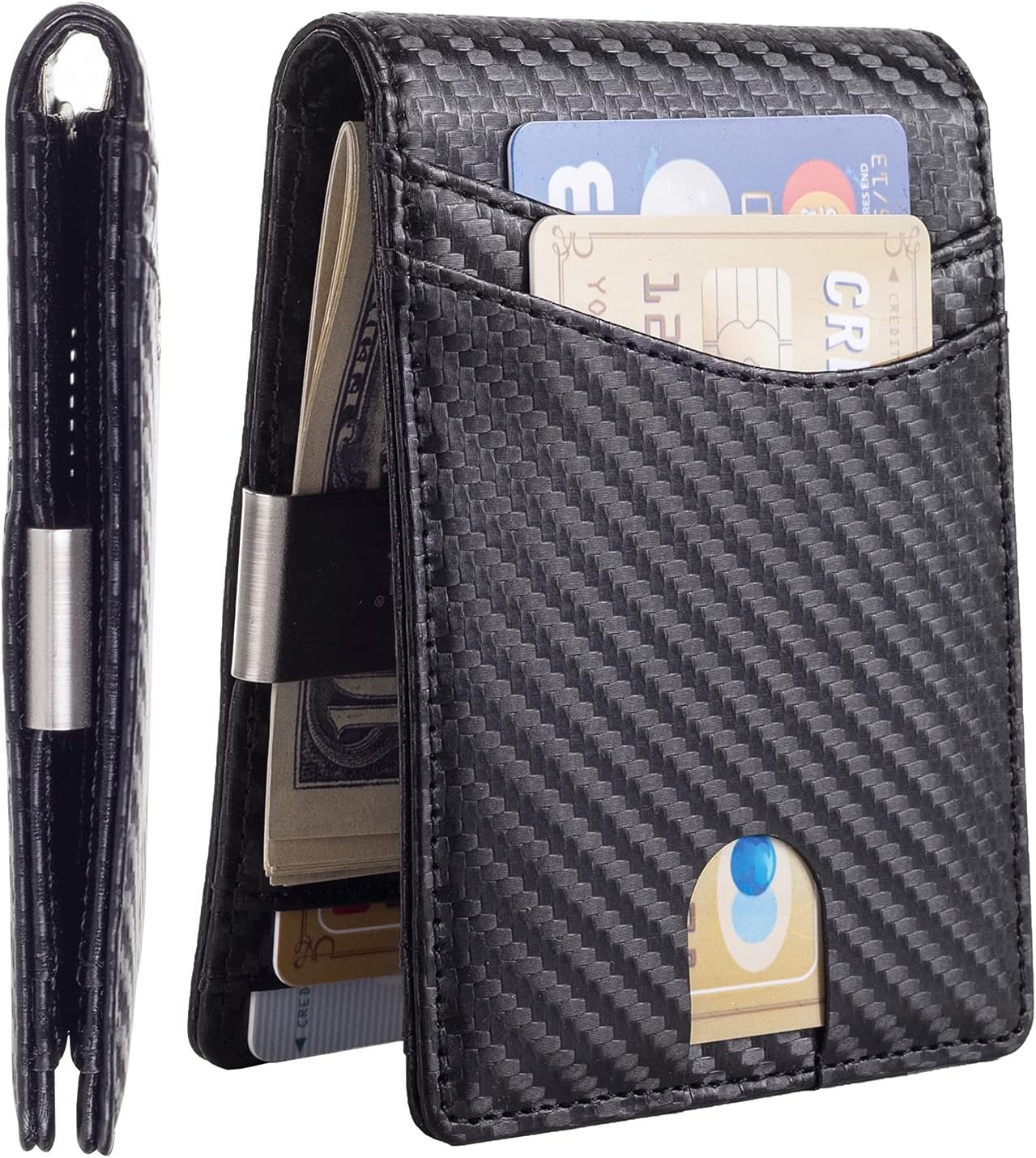 กระเป๋าสตางค์ทรงบางสไตล์มินิมอ - Money Clip Minimalist Rfid Blocking บทวิจารณ์และราคา