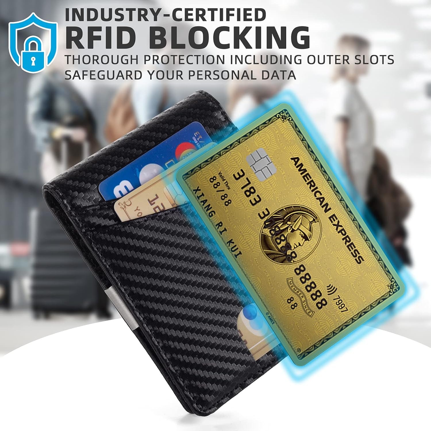 กระเป๋าสตางค์ทรงบางสไตล์มินิมอ - Money Clip Minimalist Rfid Blocking บทวิจารณ์และราคา