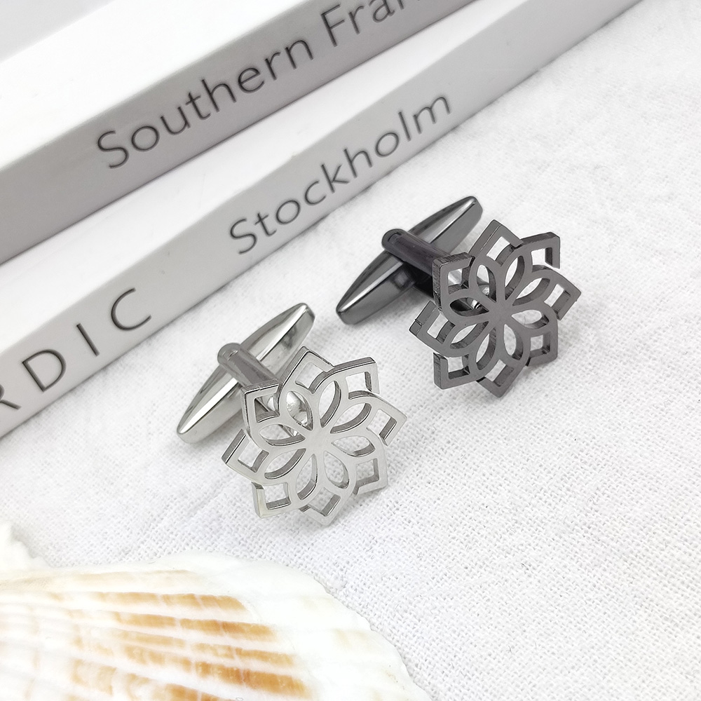 Luxury Cufflinks สําหรับชาย Lo - Cufflinks Men Stainless Steel Luxury บทวิจารณ์และราคา