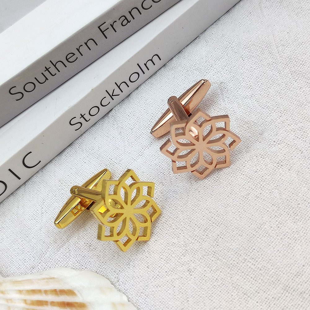 Luxury Cufflinks สําหรับชาย Lo - Cufflinks Men Stainless Steel Luxury บทวิจารณ์และราคา