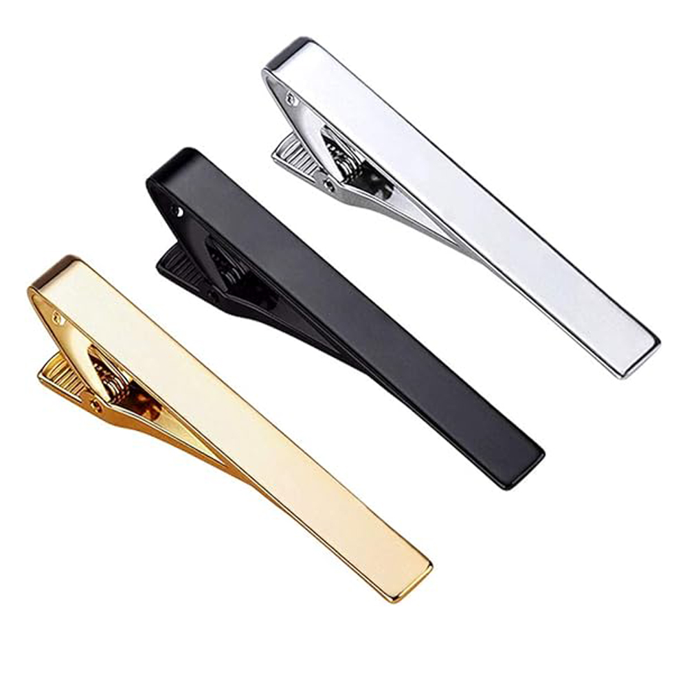 ชุดคลิปหนีบเนคไทสำหรับผู้ชาย 1 - Tie Clip Bar Set Stainless Steel บทวิจารณ์และราคา