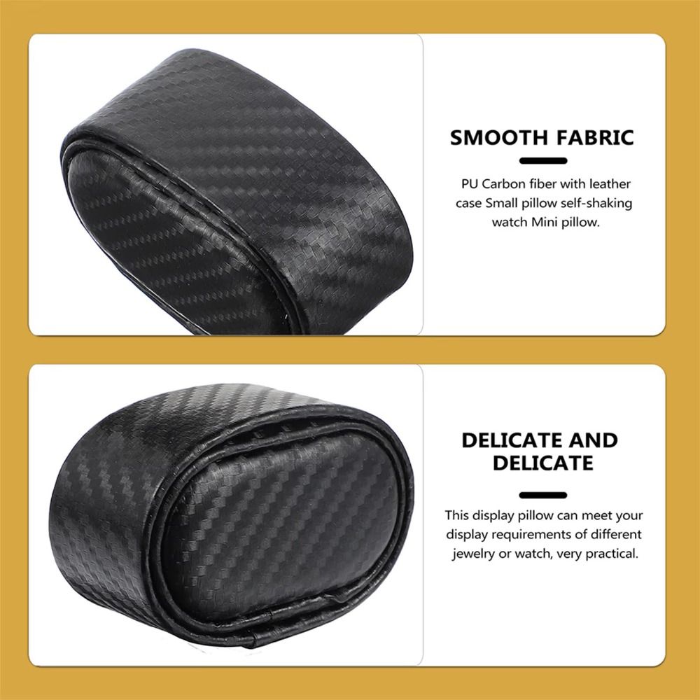 หมอนรองนาฬิกาลายคาร์บอนไฟเบอร์ - Watch Display Storage Box Carbon Fiber บทวิจารณ์และราคา