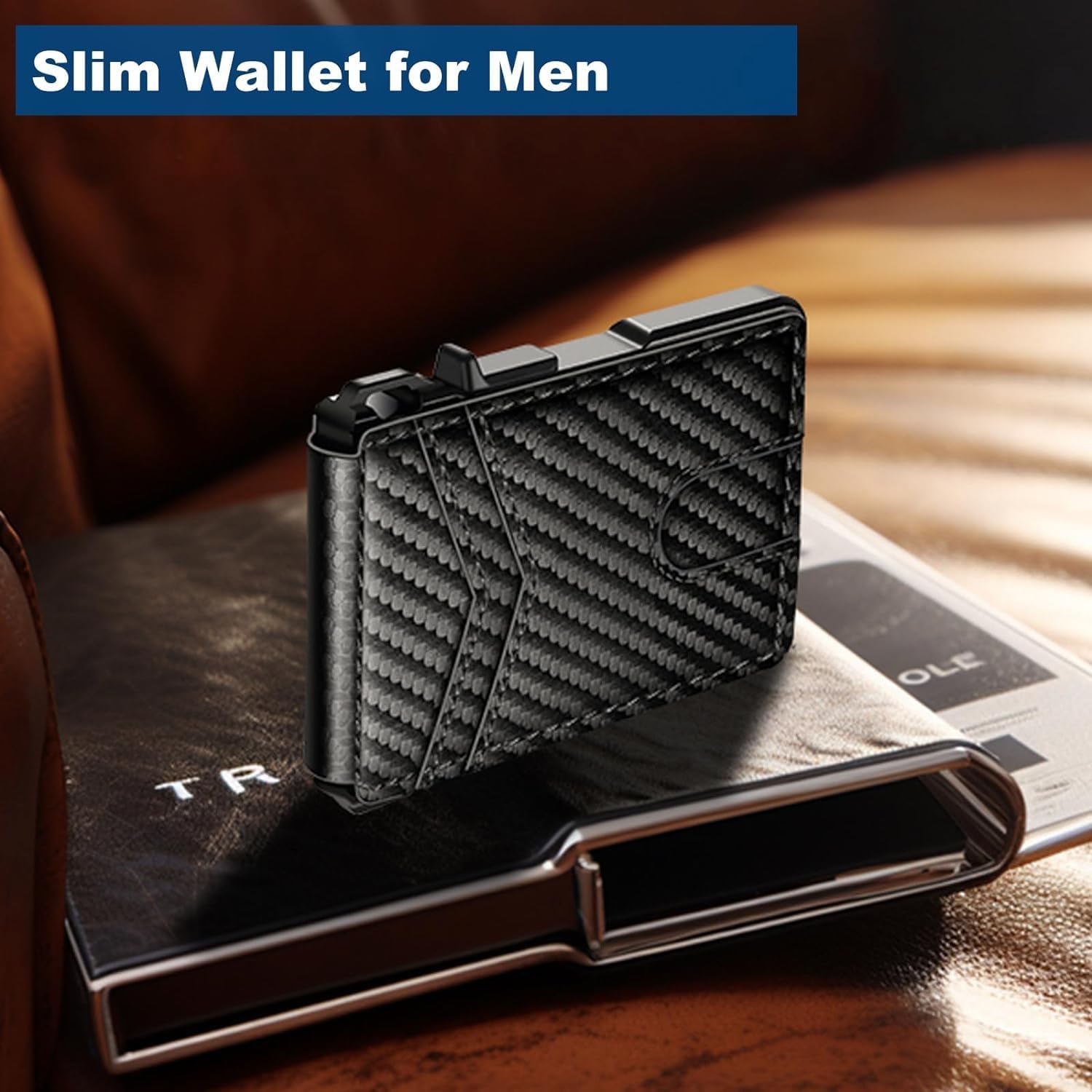 กระเป๋าสตางค์แบบมินิมอลบางเฉีย - Money Clip Minimalist Rfid Blocking บทวิจารณ์และราคา