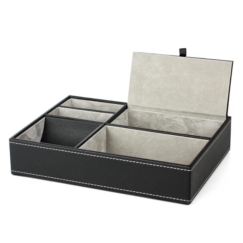 ส่วนบุคคล Faux หนัง Valet ถาด  - Valet Tray Nightstand Organizer Leather บทวิจารณ์และราคา