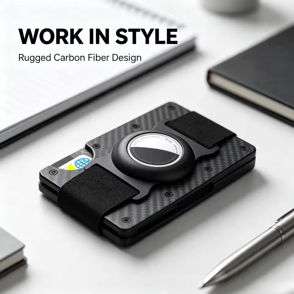 กระเป๋าสตางค์อะลูมิเนียมดีไซน์ - Money Clip Minimalist Rfid Blocking บทวิจารณ์และราคา