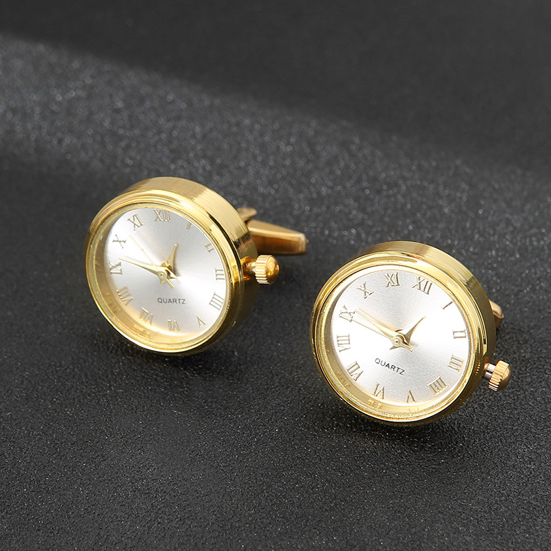 Luxury Cufflinks นาฬิกา Rotata - Cufflinks Men Stainless Steel Luxury บทวิจารณ์และราคา