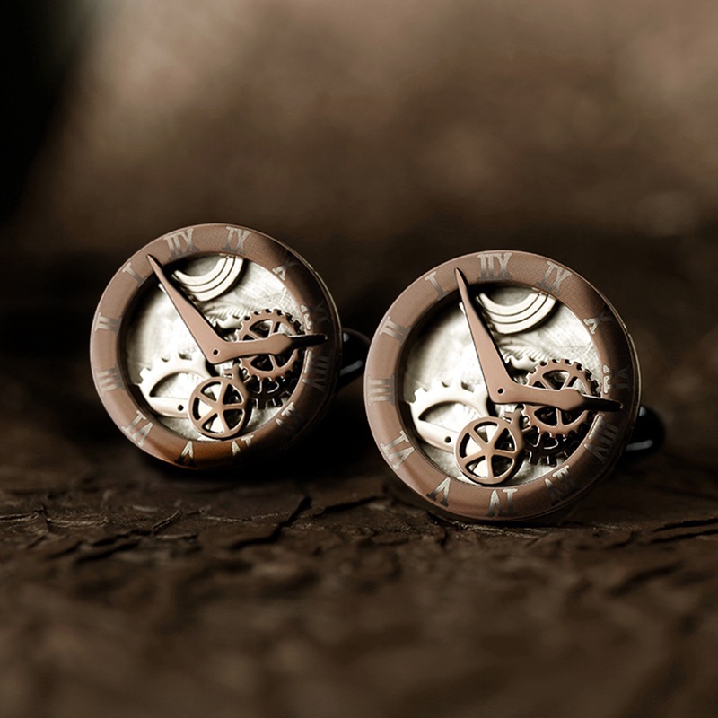 กระดุมข้อมือชายหรูหราสไตล์อังก - Cufflinks Men Stainless Steel Luxury บทวิจารณ์และราคา