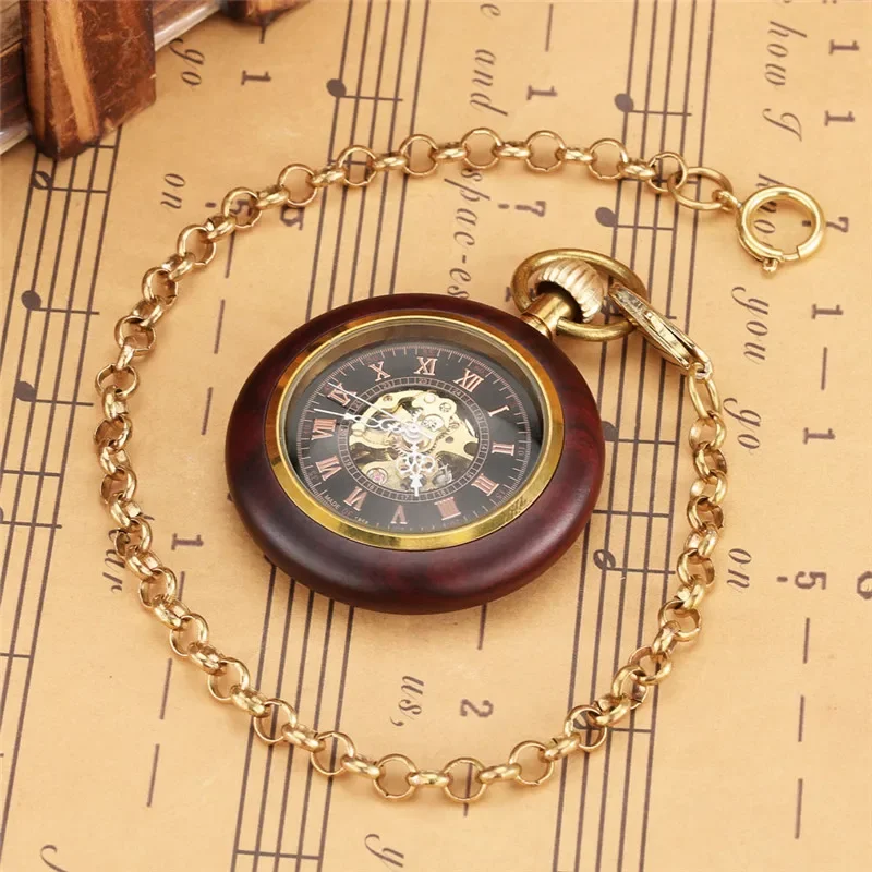 นาฬิกาพ็อกเก็ตนาฬิกากลไกไขลานม - Pocket Watch Mechanical Skeleton Vintage บทวิจารณ์และราคา