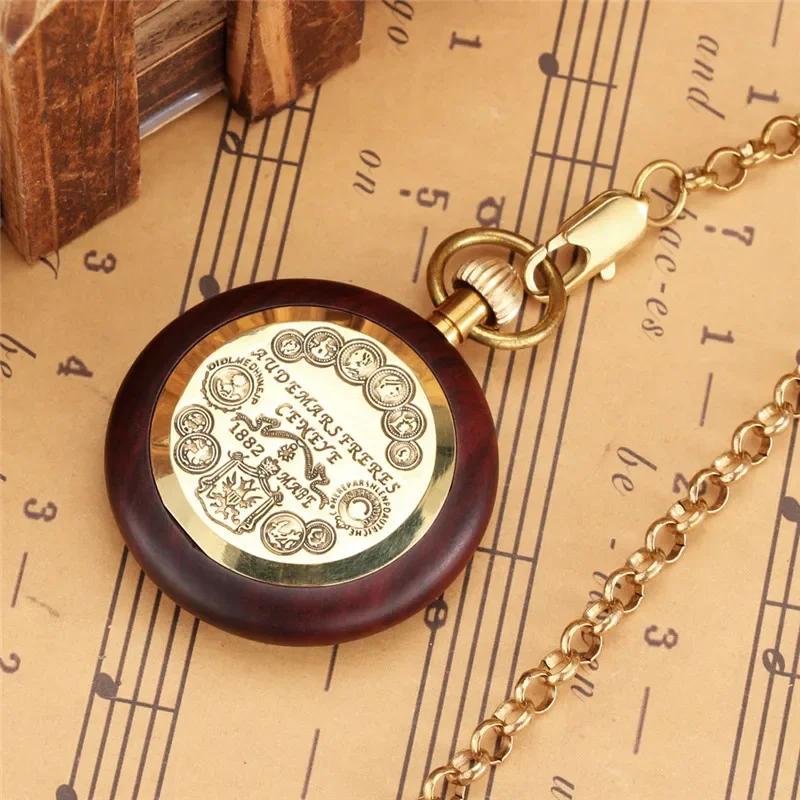 นาฬิกาพ็อกเก็ตนาฬิกากลไกไขลานม - Pocket Watch Mechanical Skeleton Vintage บทวิจารณ์และราคา