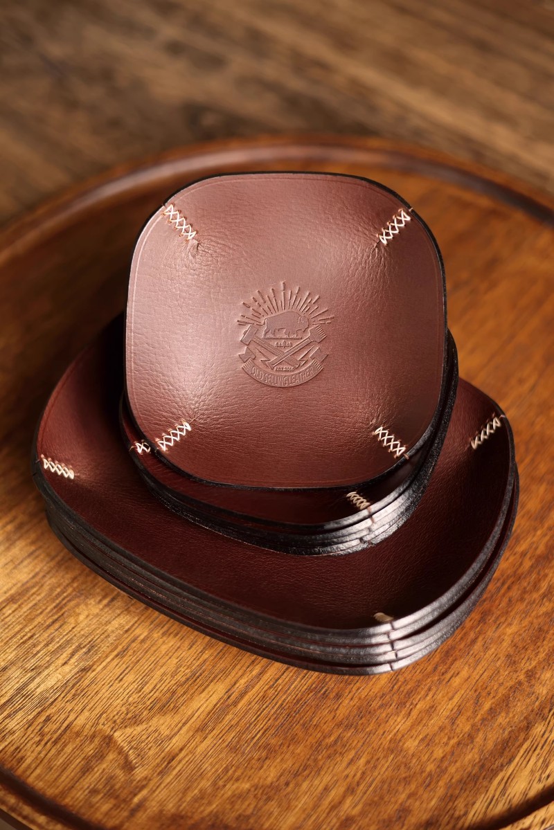 ถาดใส่ของหนังอิตาลีทำมือ สำหรั - Valet Tray Nightstand Organizer Leather บทวิจารณ์และราคา
