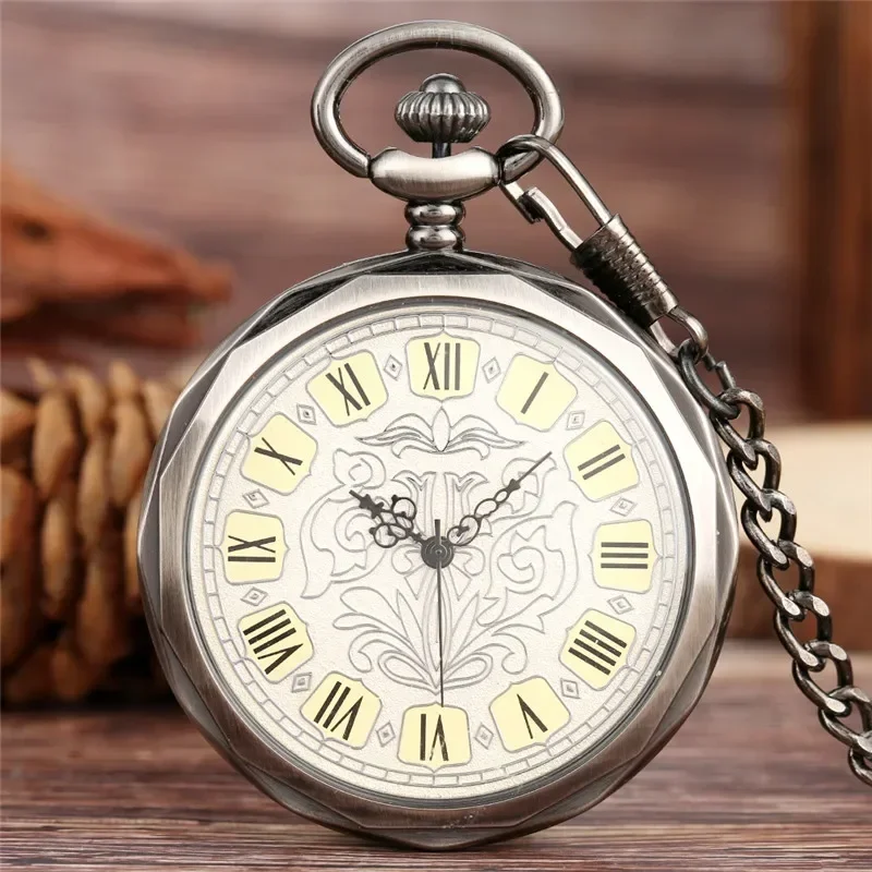นาฬิกาพกไขลานโบราณ หน้าปัดเปิด - Pocket Watch Mechanical Skeleton Vintage บทวิจารณ์และราคา