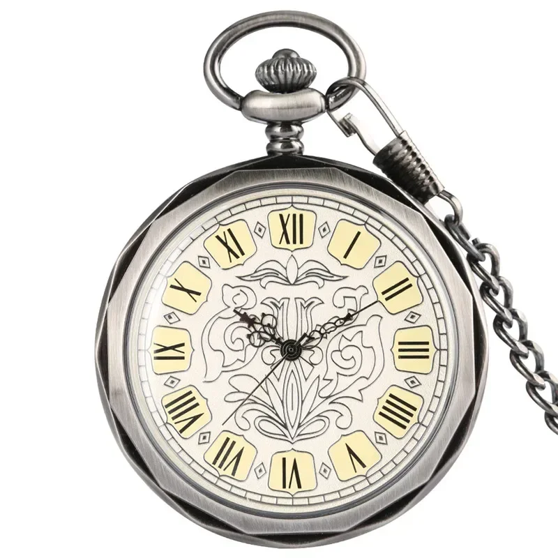 นาฬิกาพกไขลานโบราณ หน้าปัดเปิด - Pocket Watch Mechanical Skeleton Vintage บทวิจารณ์และราคา