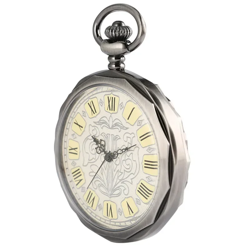 นาฬิกาพกไขลานโบราณ หน้าปัดเปิด - Pocket Watch Mechanical Skeleton Vintage บทวิจารณ์และราคา