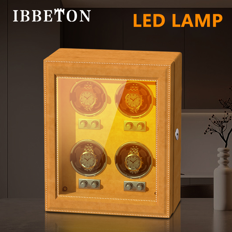 นาฬิกาหนัง PU สุดหรู มาพร้อมกั - Watch Winder 4 Watches Automatic Silent บทวิจารณ์และราคา