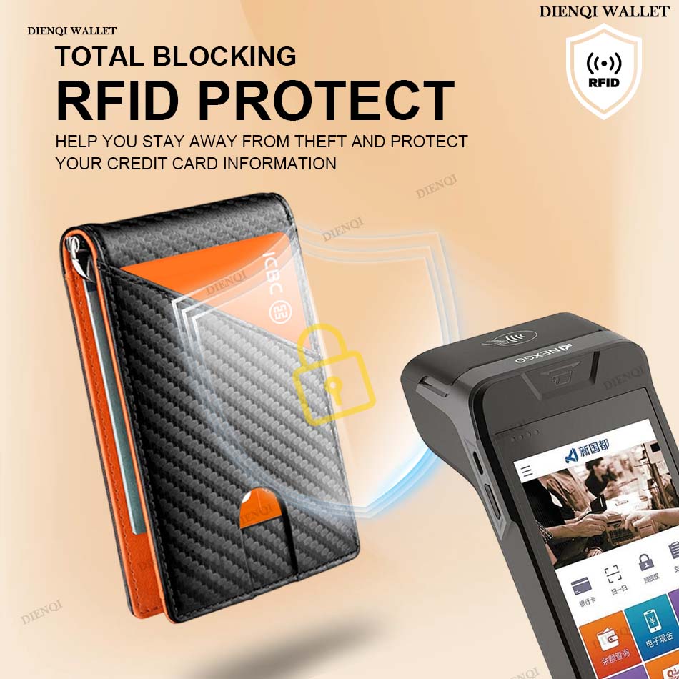 กระเป๋าสตางค์บล็อก RFID สำหรับ - Money Clip Minimalist Rfid Blocking บทวิจารณ์และราคา