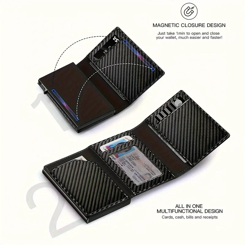 กระเป๋าสตางค์ผู้ชายสไตล์นอร์มค - Money Clip Minimalist Rfid Blocking บทวิจารณ์และราคา