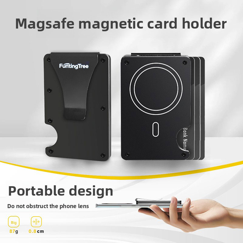 ใช้งานร่วมกับกระเป๋า MagSafe ไ - Money Clip Minimalist Rfid Blocking บทวิจารณ์และราคา