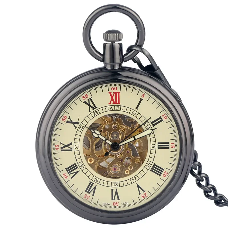 Vintage Automatic Self Winding - Pocket Watch Mechanical Skeleton Vintage บทวิจารณ์และราคา