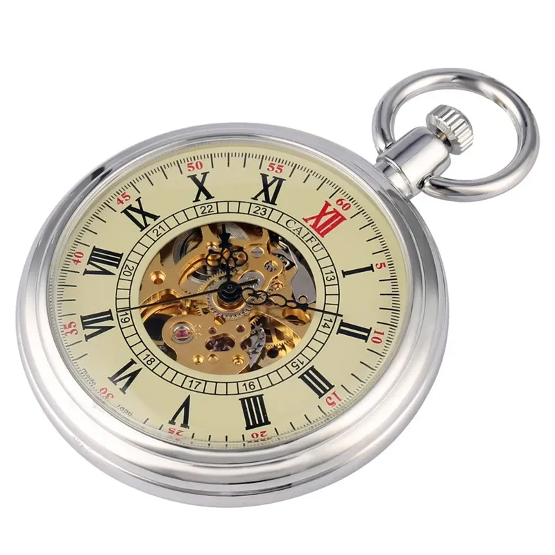 Vintage Automatic Self Winding - Pocket Watch Mechanical Skeleton Vintage บทวิจารณ์และราคา