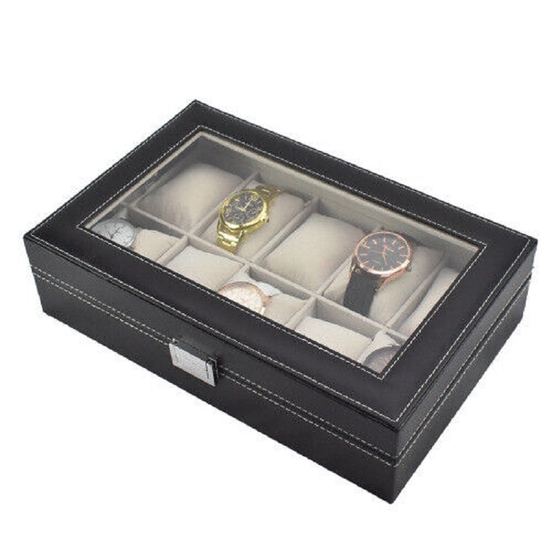 WellZone แฟชั่นสไตล์ 5/6/10/12 - Watch Display Storage Box Carbon Fiber บทวิจารณ์และราคา