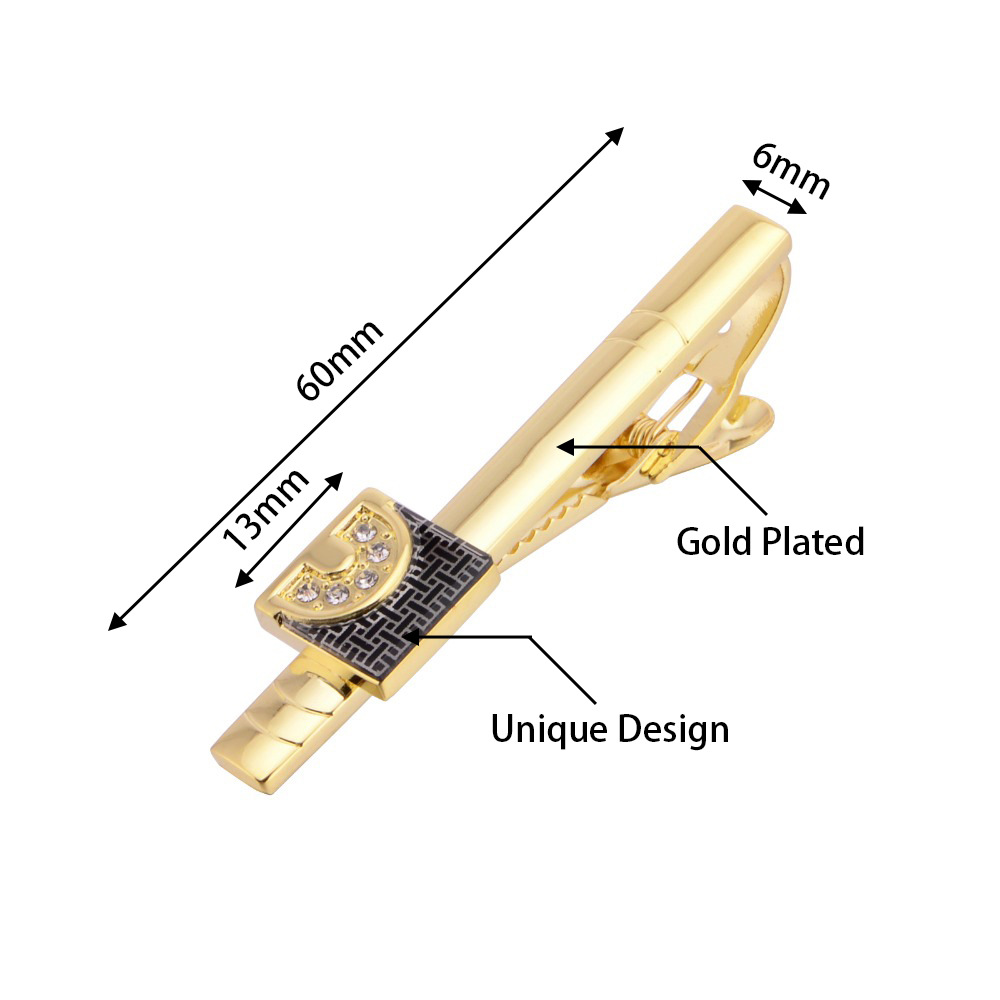 ชุดกระดุมข้อมือและที่หนีบเนคไท - Tie Clip Bar Set Stainless Steel บทวิจารณ์และราคา
