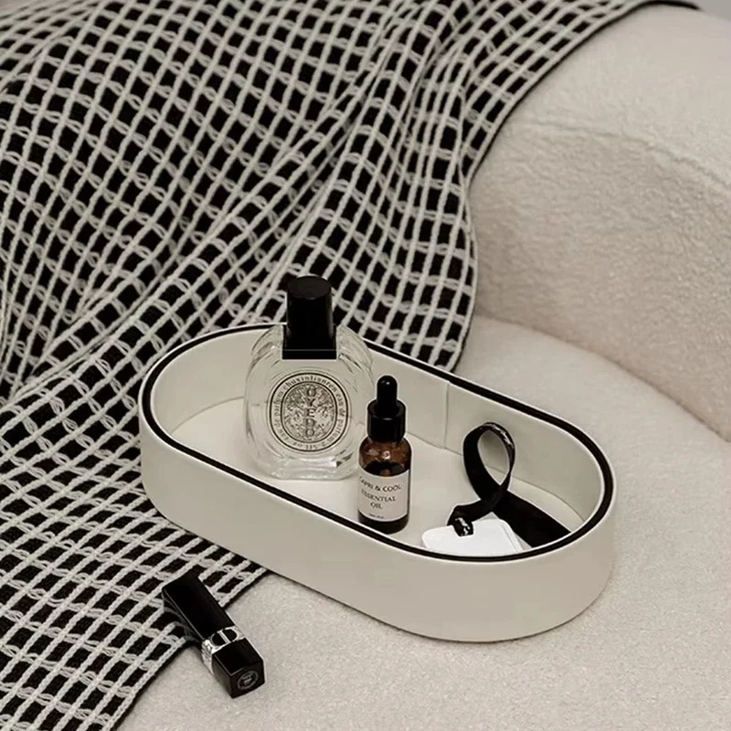 ถาดเก็บของอเนกประสงค์หนัง PU ส - Valet Tray Nightstand Organizer Leather บทวิจารณ์และราคา