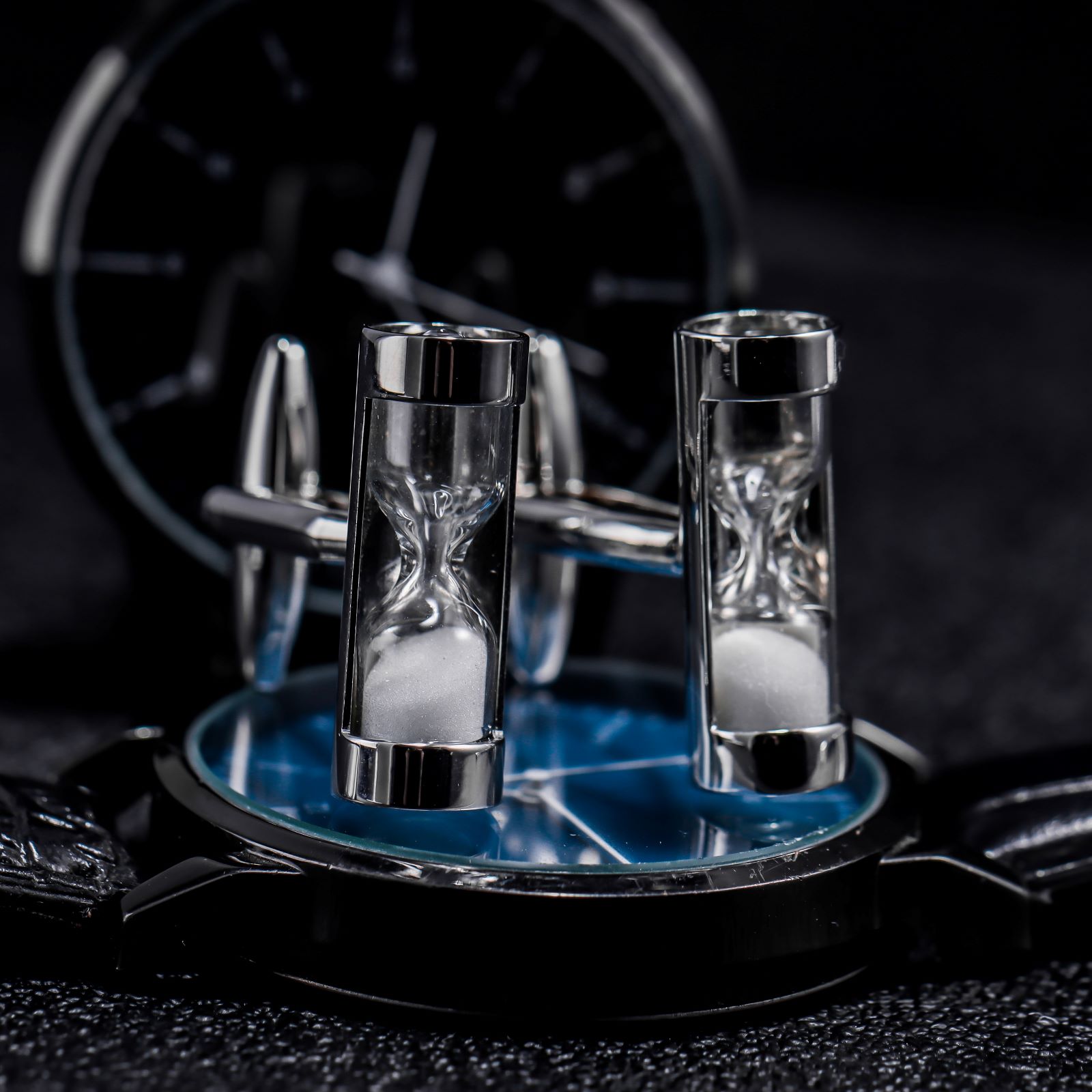 Hawson Men's Hourglass Cufflin - Cufflinks Men Stainless Steel Luxury บทวิจารณ์และราคา
